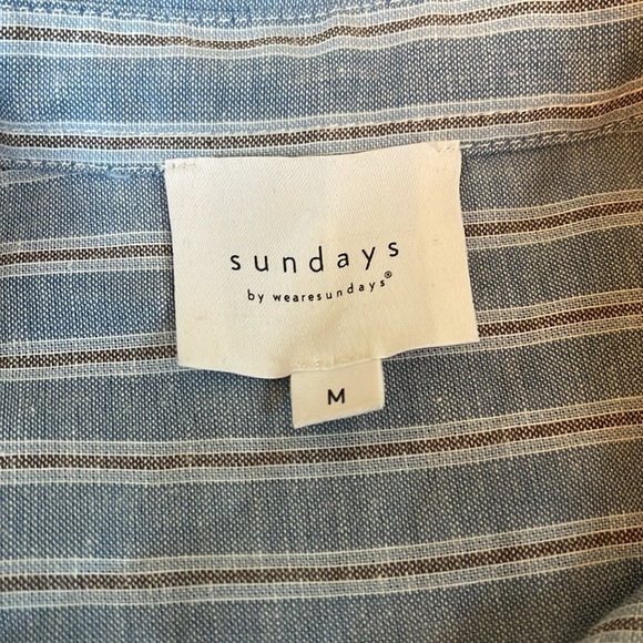 Sundays by We are Sundays Blue Striped Blouse - Picture 3 of 4